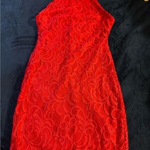 Red dress size small.